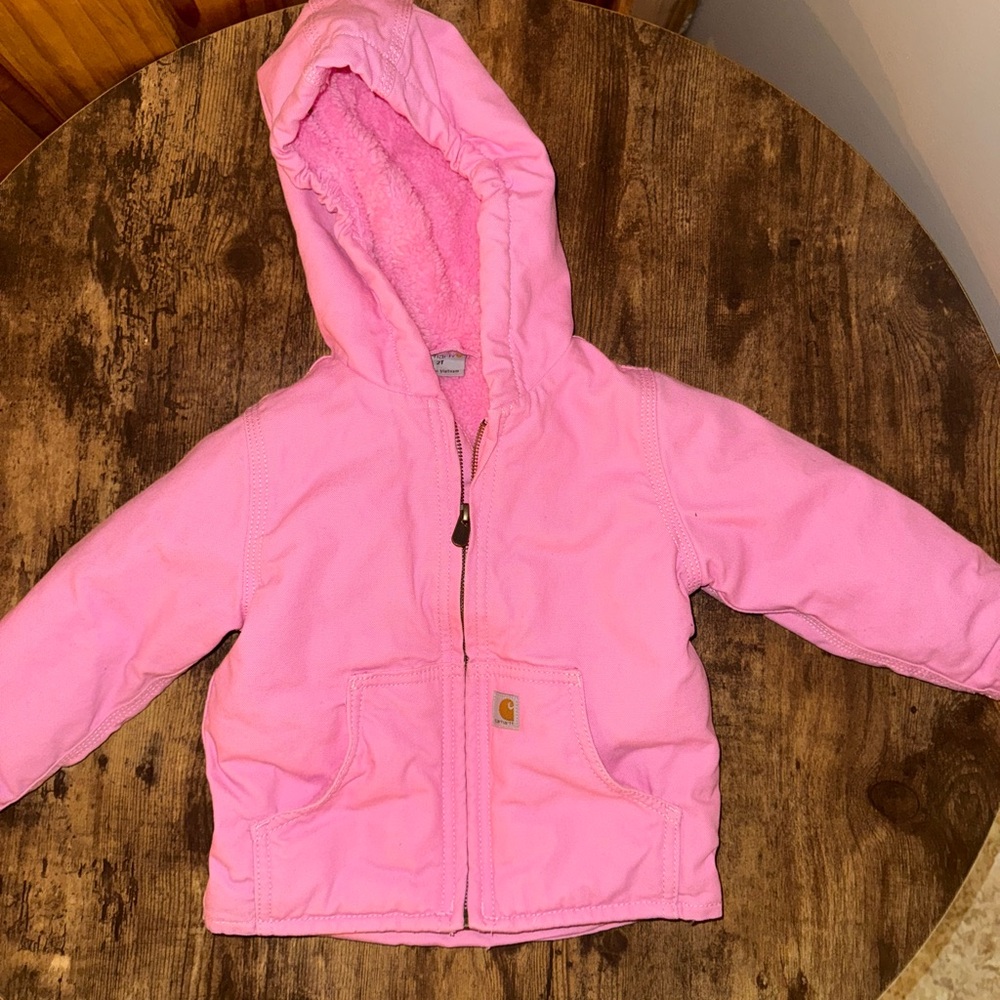Carhartt Pink Kids Puffer Jacket